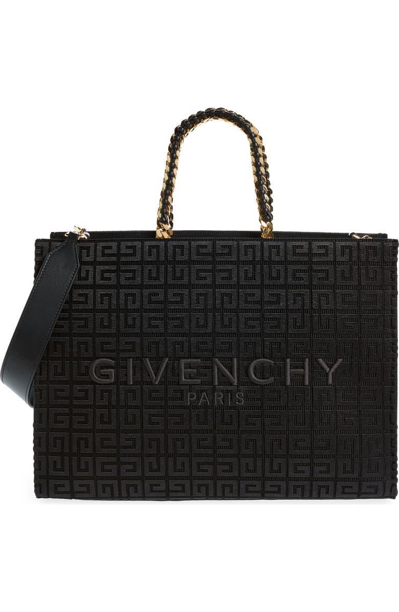Givenchy Medium G-Tote Canvas Tote, Main, color,