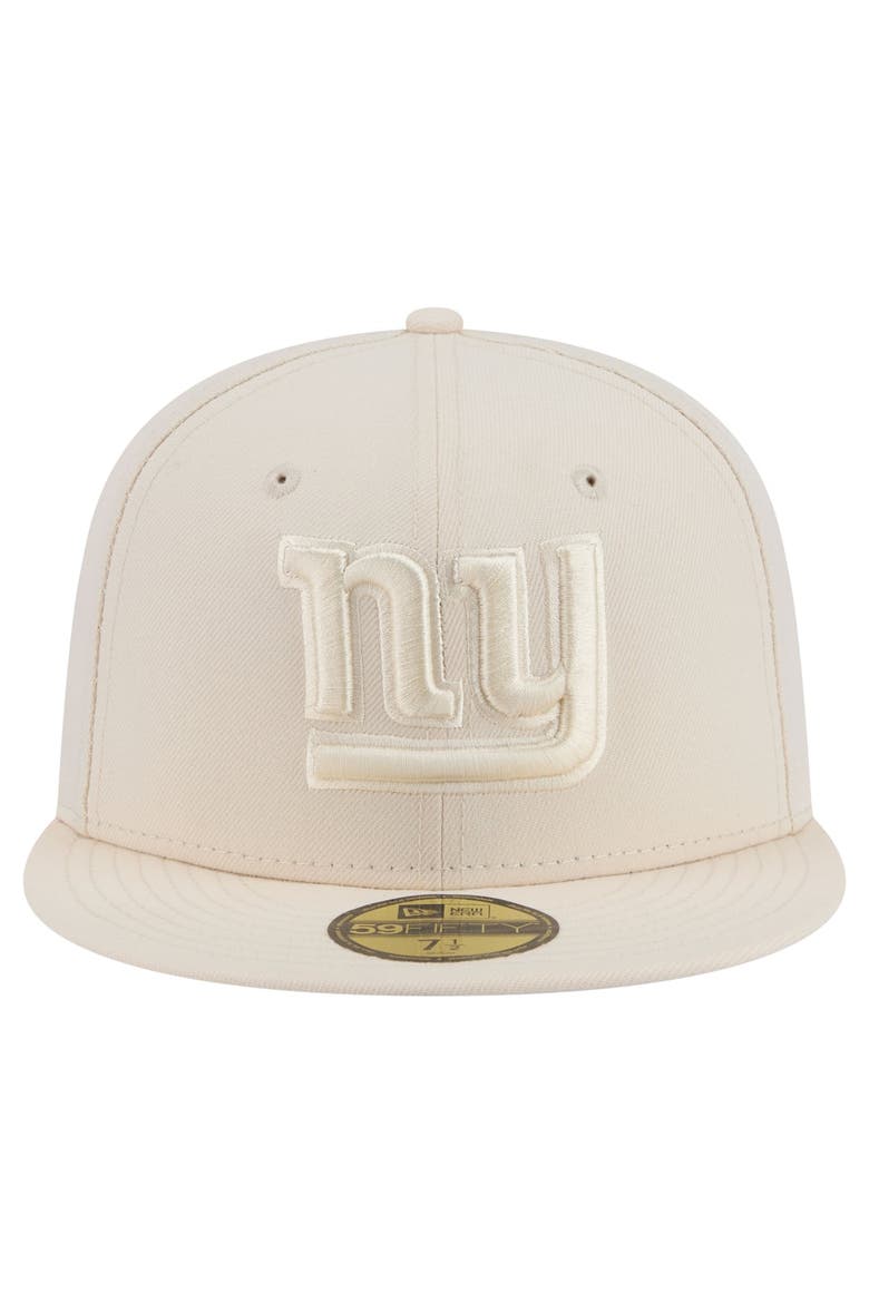 Men's New Era Cream New York Giants Color Pack 59FIFTY Fitted Hat, Alternate, color, Cream
