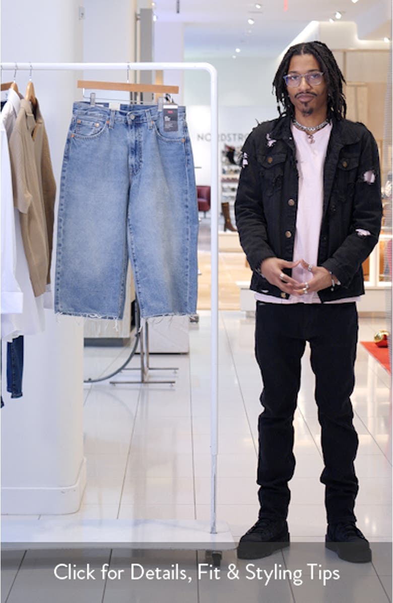 478<sup>™</sup> Raw Hem Baggy Capri Jeans, sales video thumbnail