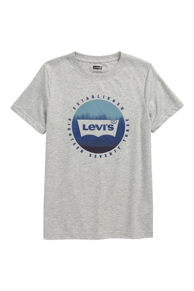 Levi's® Kids' Logo Graphic Tee, Main, color, C87-GREY HEATHER