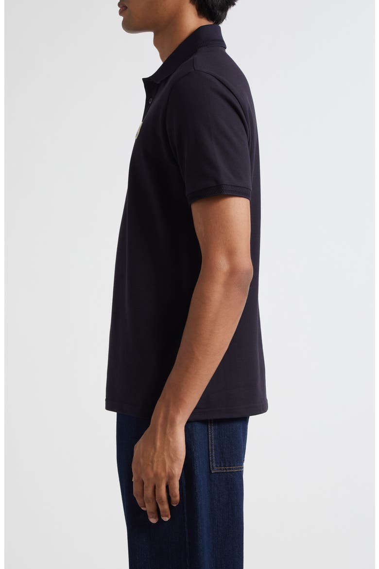 Logo Patch Cotton Piqué Polo, Alternate, color, BLUE
