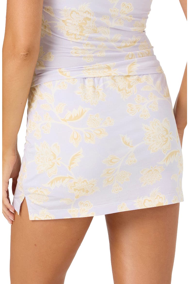 Alyssa Floral Knit Miniskirt, Alternate, color, LAVENDER BLUE