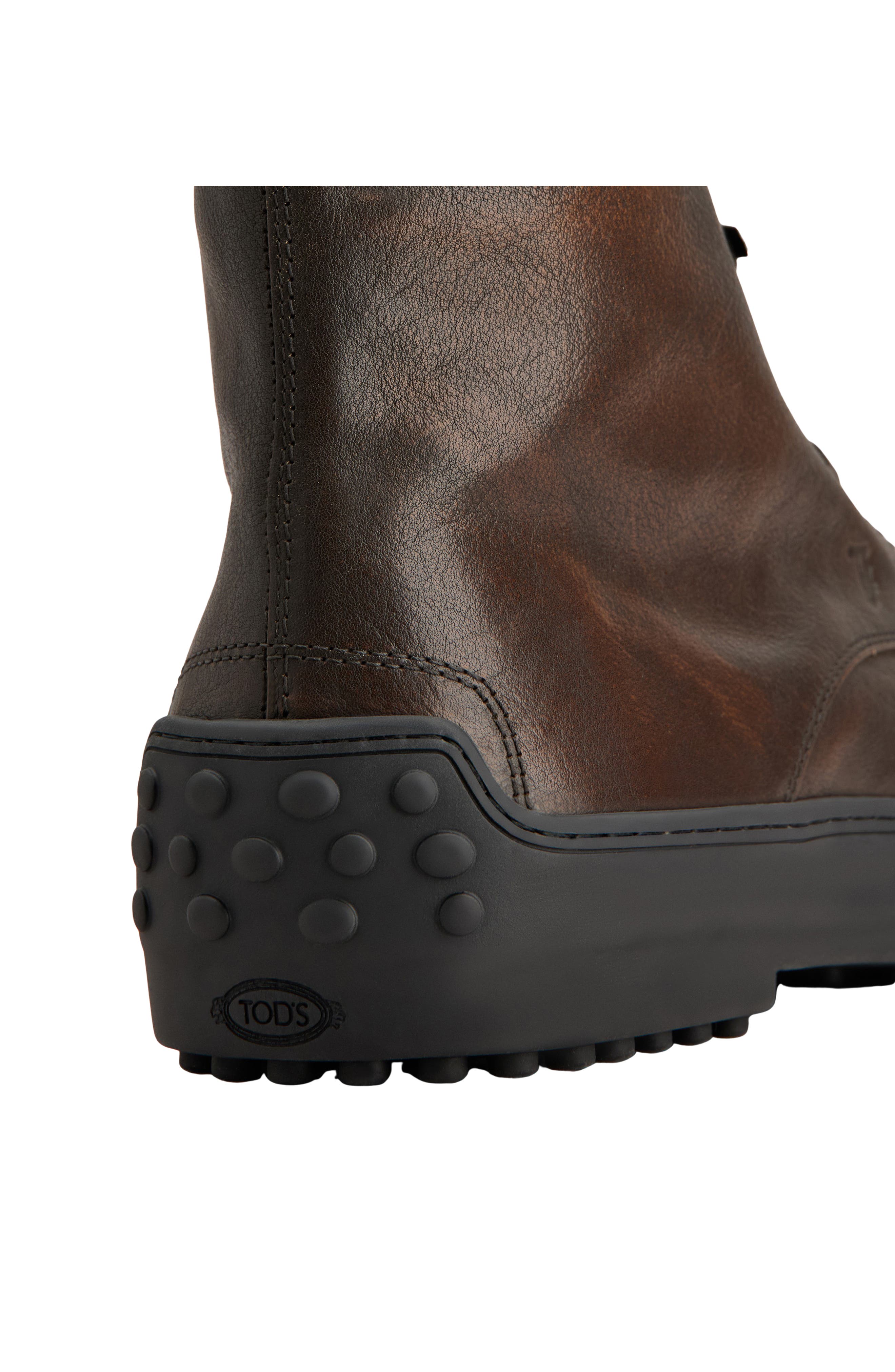 Winter Gomma Lace-Up Boot, Alternate, color, FANGO/ TORTORA