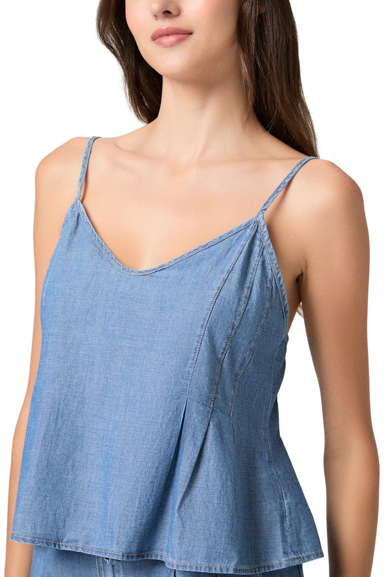 Esther Chambray Camisole, Alternate, color, AZUSA