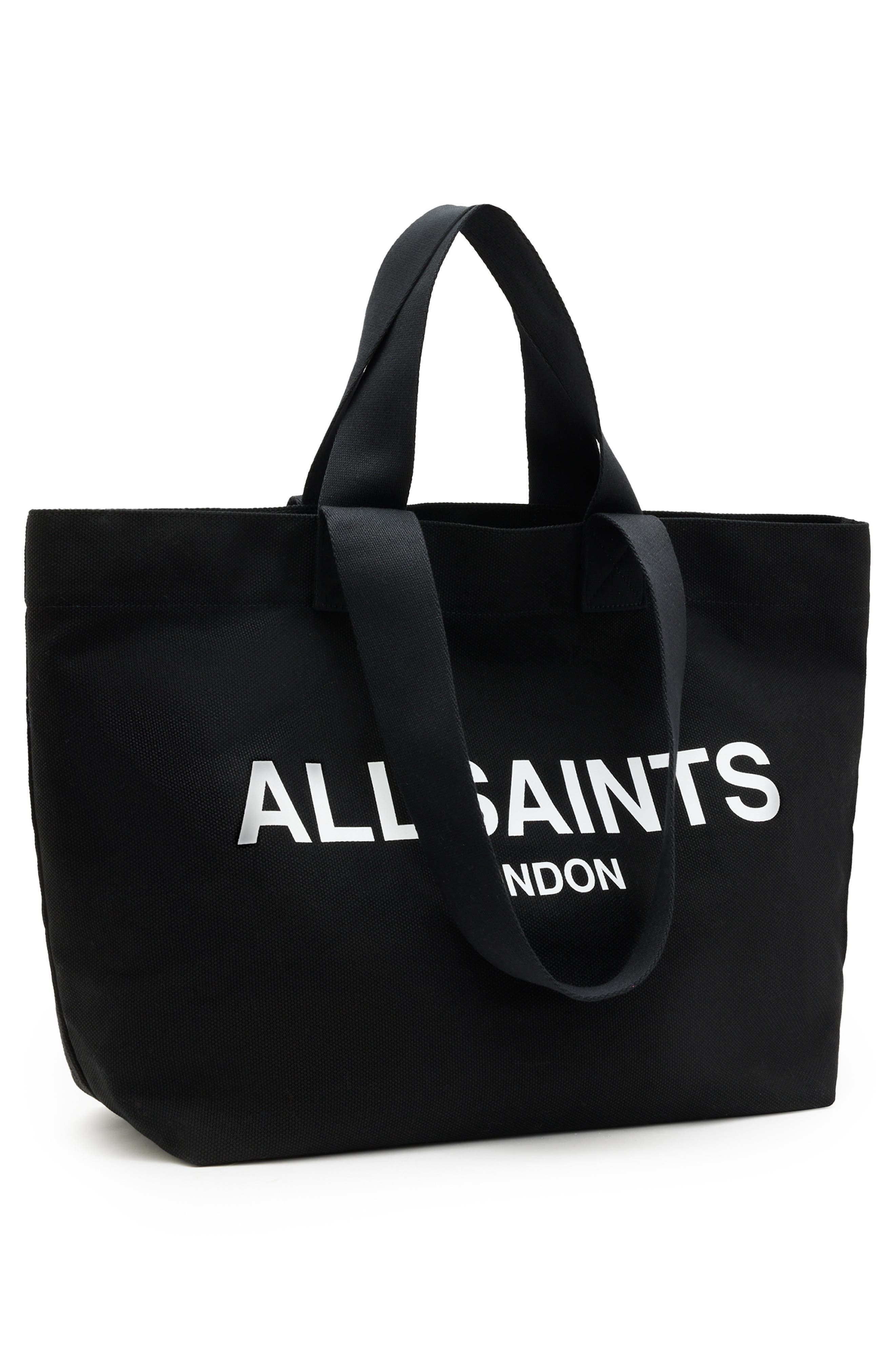AllSaints Ali Canvas Tote, Alternate, color, 