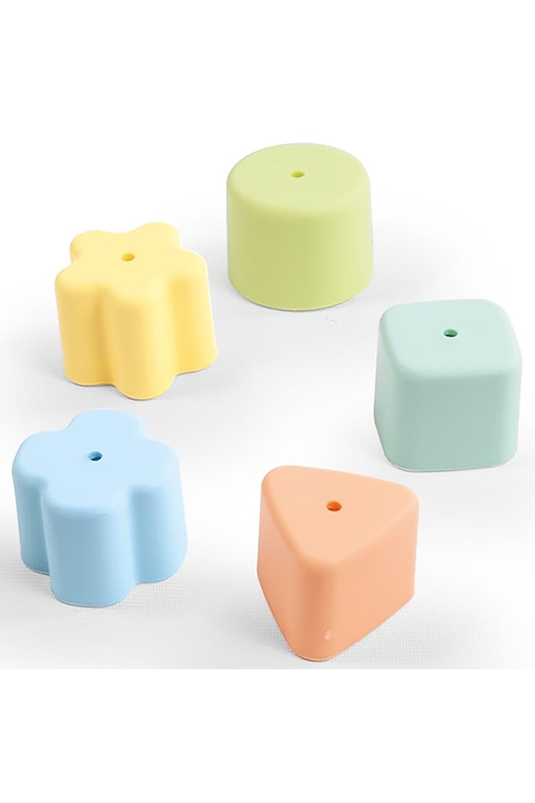 Shape Sorter, 7 Piece Sort & Play Toy, 5 Shape Blocks, Alternate, color, Multicolored