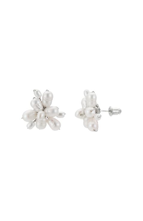 Sublime Freshwater Pearl Stud Earrings