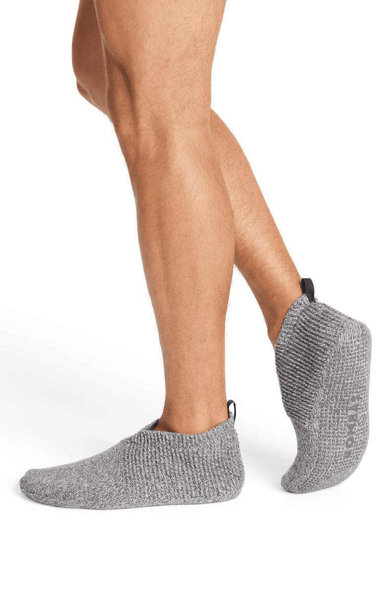 Bombas Marl Knit Gripper Slippers, Alternate, color, Medium Grey