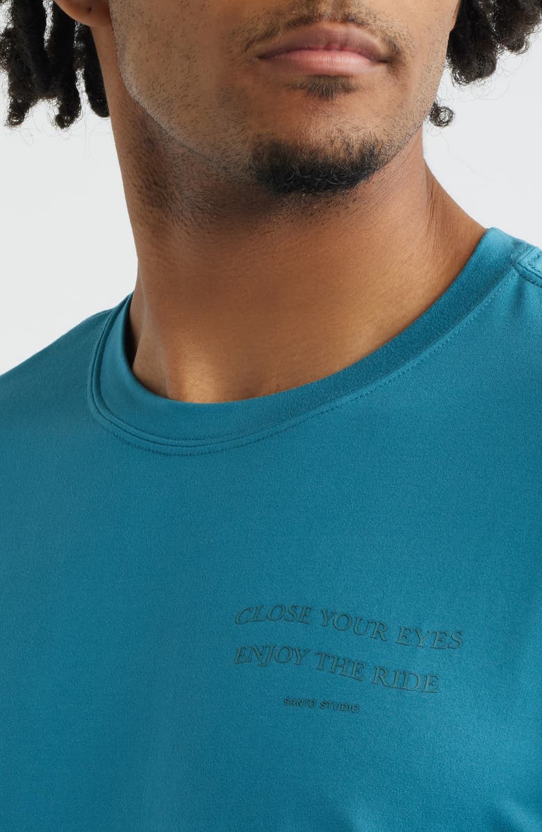 SANTO STUDIO Tempo Enjoy Tech Graphic T-Shirt - Ryan Sheckler Edition, Alternate, color, Blue