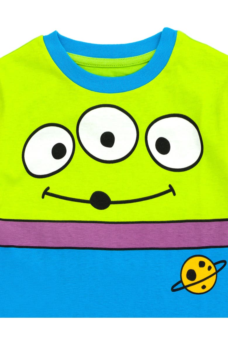 Toy Story Cosplay Short Sleeve T-Shirt, Alternate, color, Alien Green Blue
