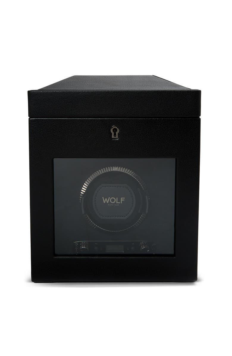 WOLF British Racing Single Watch Winder with Storage, Main, color, Black