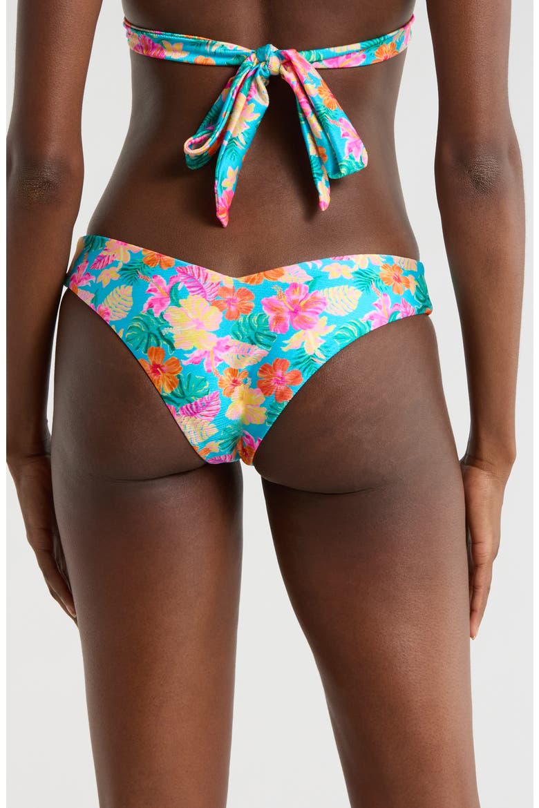 V-Cut Bikini Bottoms, Alternate, color, PARADISE POP