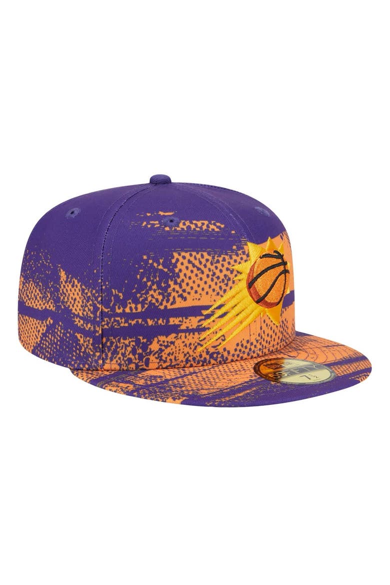 Men's New Era Purple Phoenix Suns Tip-Off 59FIFTY Fitted Hat, Alternate, color, Purple