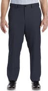 Oak Hill by DXL Big & Tall Microfiber Waist-Relaxer Pants