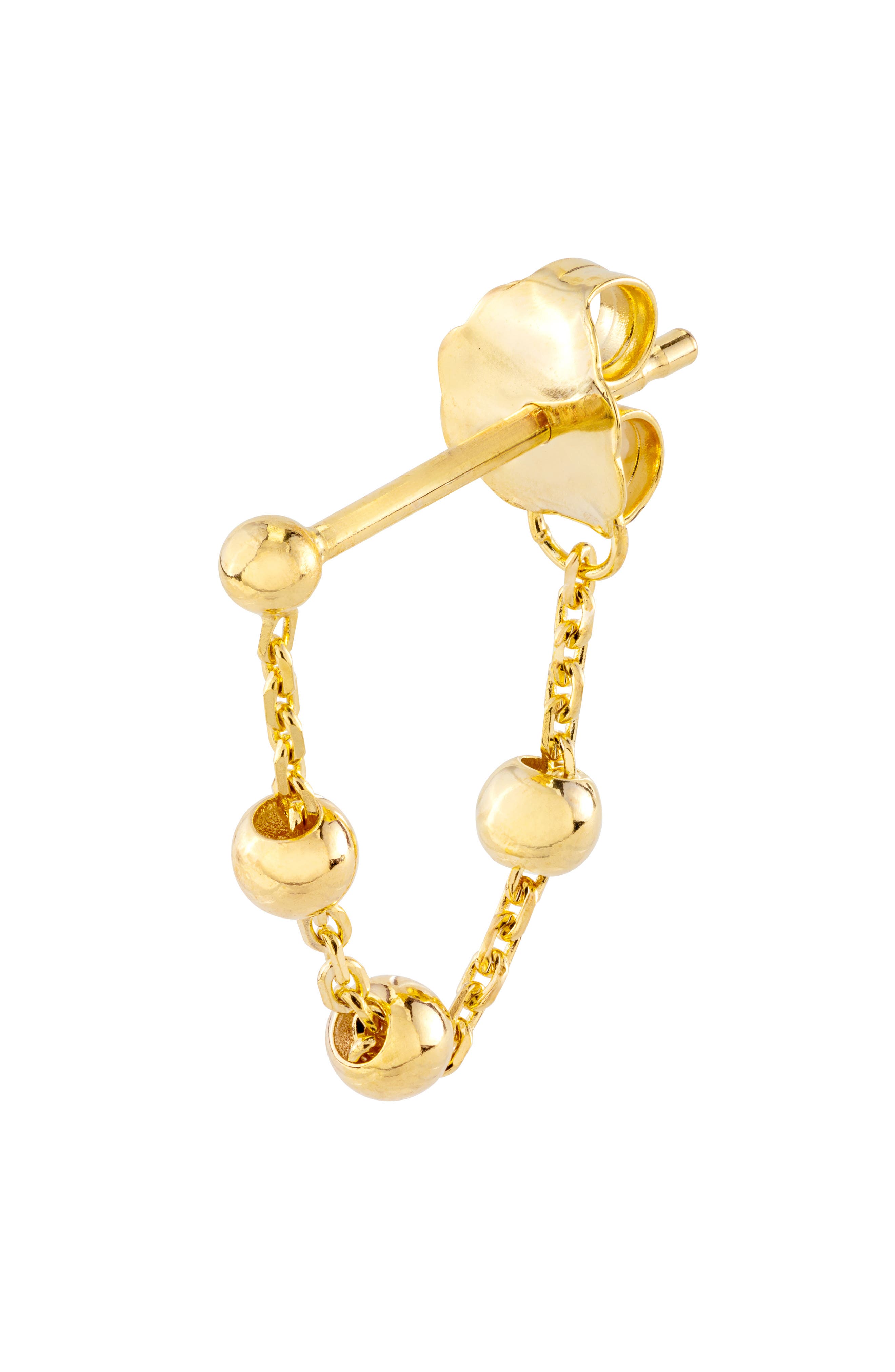 HAWLEY ST Beaded Front/Back Chain Earrings | Nordstromrack