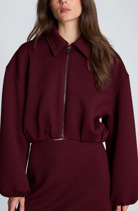 Cropped Bomber Jacket