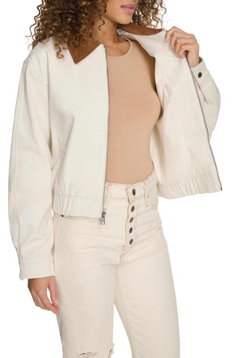 Levi's<sup>®</sup> Cotton Bomber Jacket, Alternate, color, Egret