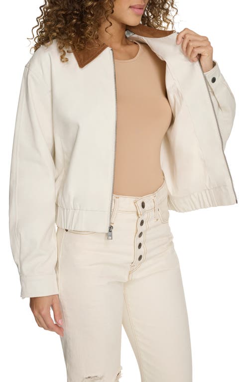 Levi's Laydown Collar Jacket In Egret