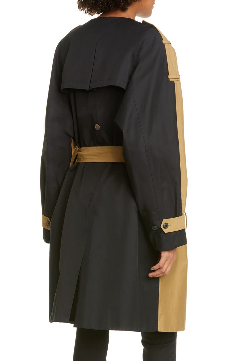 FRAME Colorblock Trench Coat, Alternate, color, 