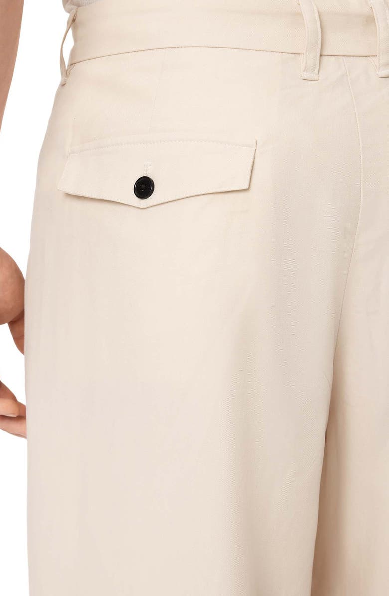 AllSaints Conway Cotton Pants, Alternate, color, Sandshell Taupe