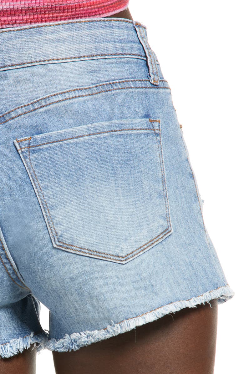 STS Blue Aubrey High Waist Cutoff Denim Shorts, Alternate, color, Rosarito Beach