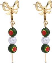 EYE CANDY LOS ANGELES Olives Drop Earrings