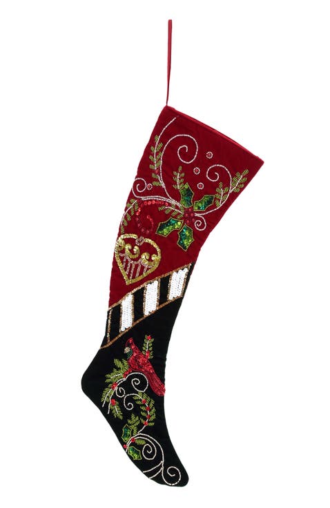 Berry Cardinal Stocking