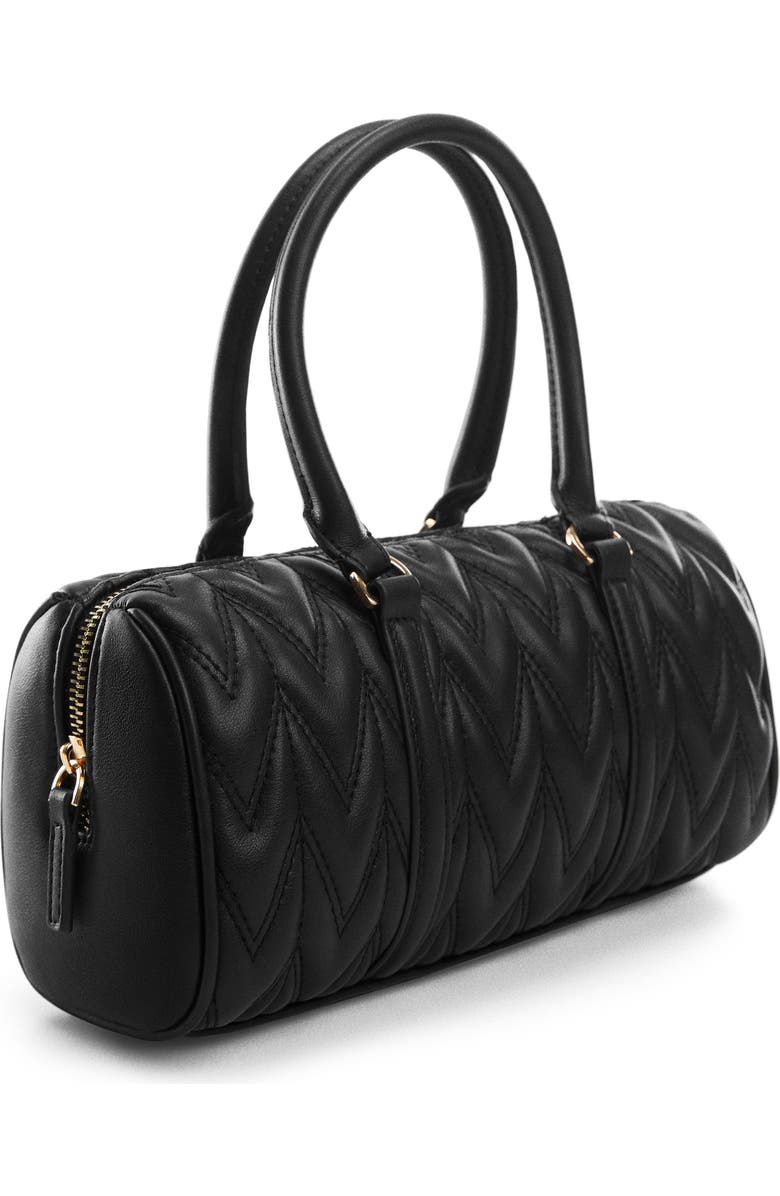 MANGO Quilted Double Handle Crossbody Bag, Alternate, color,