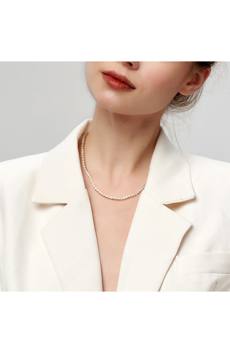 DELMAR 3-4mm Cultured Freshwater Pearl Necklace, Alternate, color, 