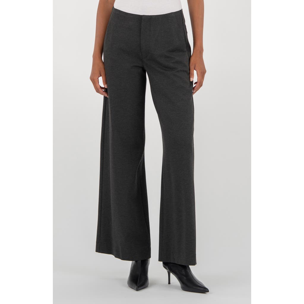 Kut From The Kloth High Waist Wide Leg Pants In Gray