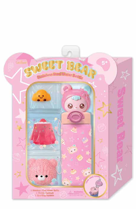 Sweet Bear 4-Piece Stainless Steel Water Bottle Set