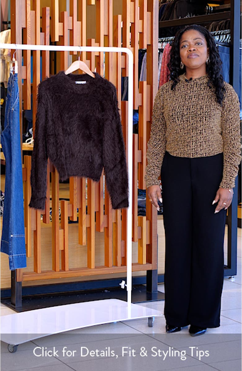 Toby Faux Fur Sweater, sales video thumbnail