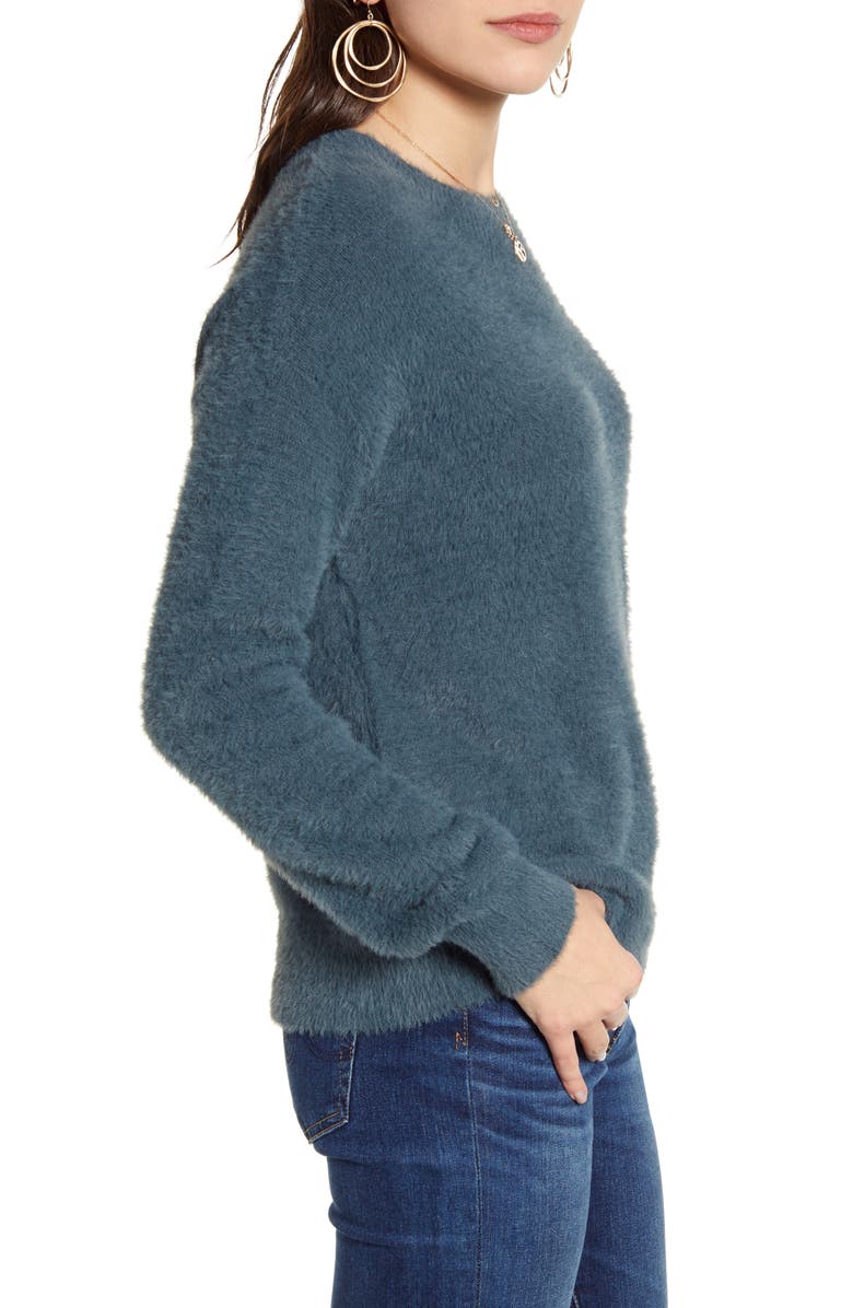 Treasure & Bond Fuzzy Crewneck Sweater, Alternate, color, 