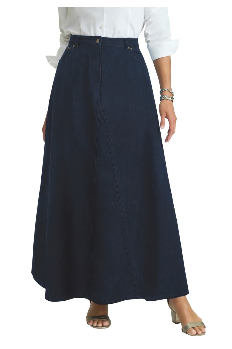 Bi-Stretch Wide Leg Pant, Main, color, INDIGO