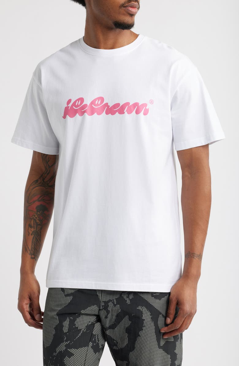 ICECREAM These Eyes Graphic T-Shirt, Main, color, White