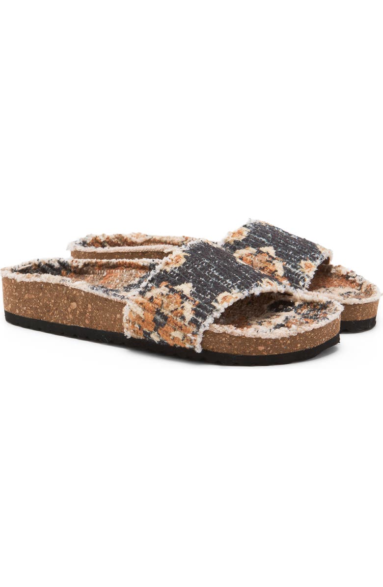 Free People Woven Wonders Slide Sandal, Alternate, color,