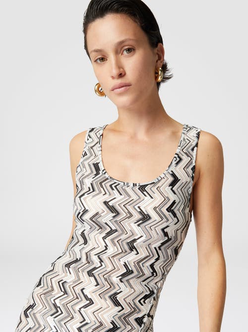 Missoni Printed Maxi Dress In Black