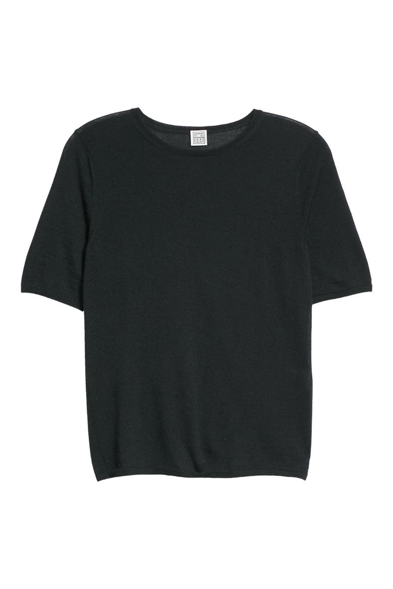 Cotton T-Shirt, Alternate, color, BLACK