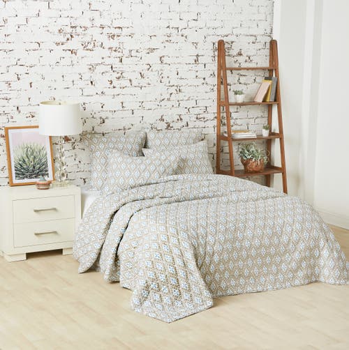 Carol & Frank Liam Sky Bedding In White