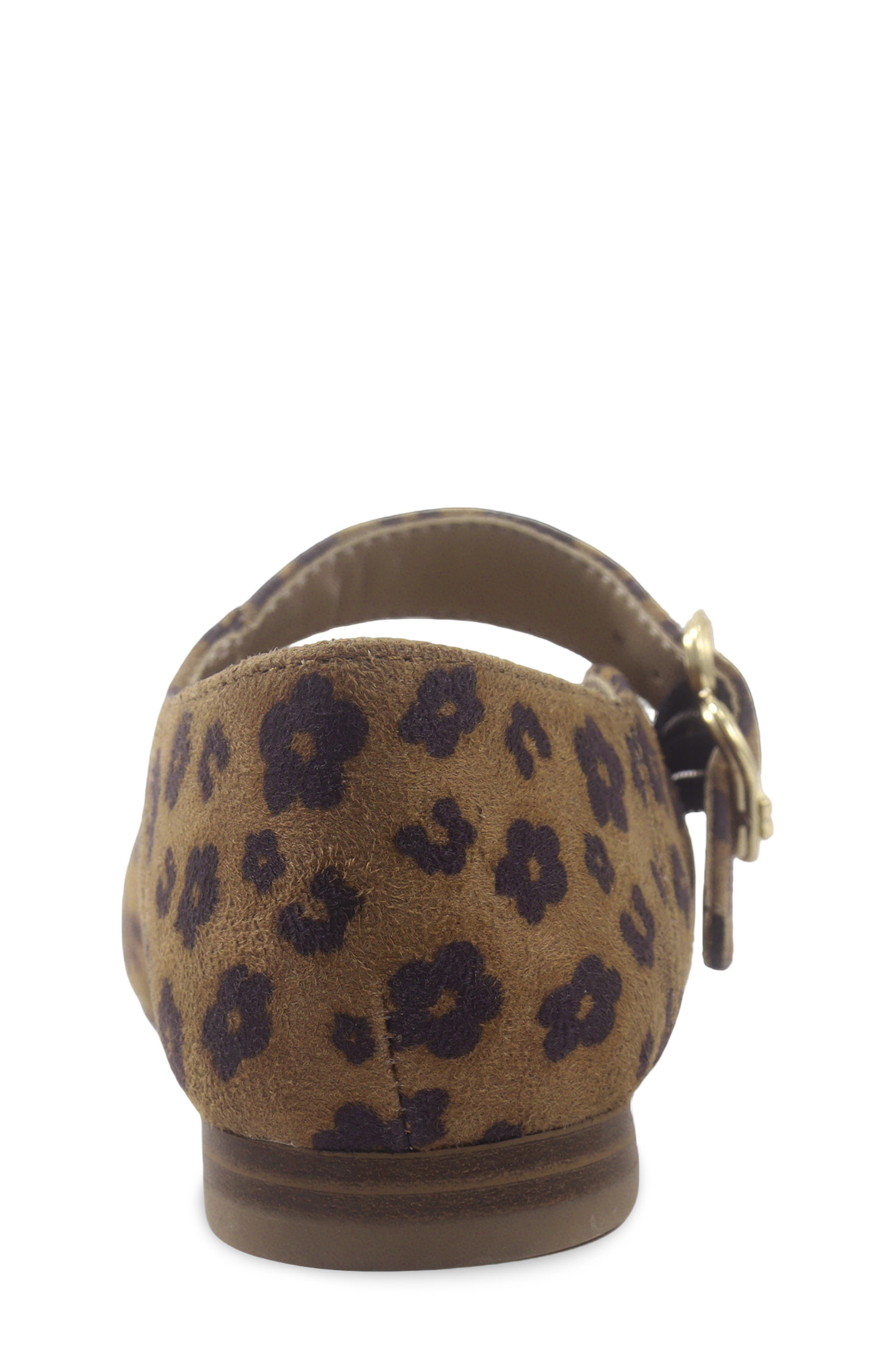 Kids' Maeve Michaela Mary Jane Flat, Alternate, color, LEOPARD