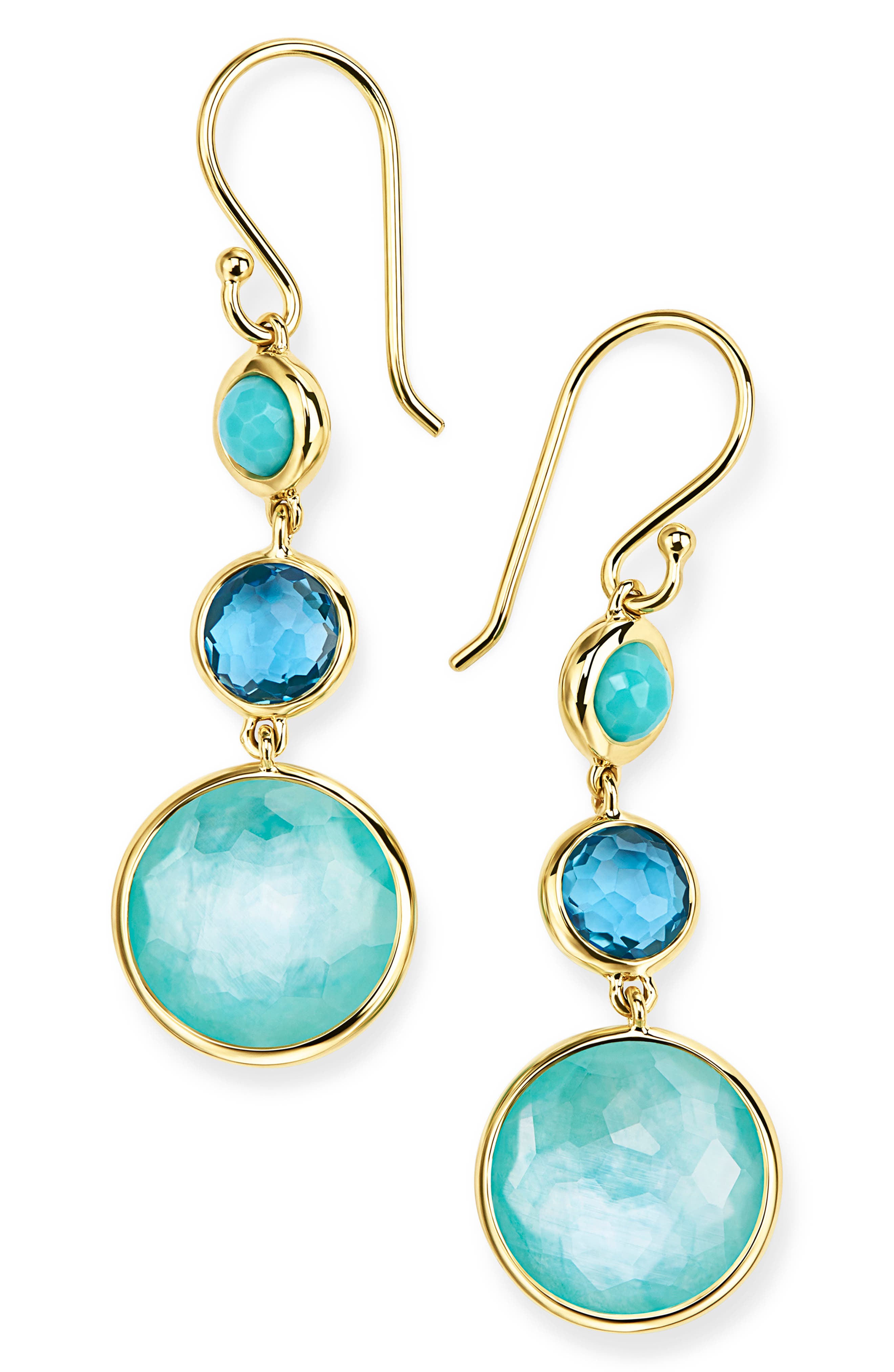 Ippolita Small Lollipop 3-Stone Drop Earrings (Women) | Nordstrom