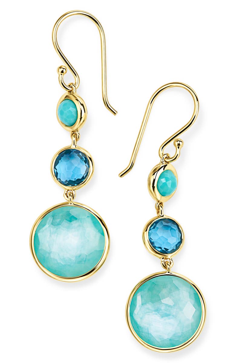 Ippolita Small Lollipop 3-Stone Drop Earrings, Main, color, 