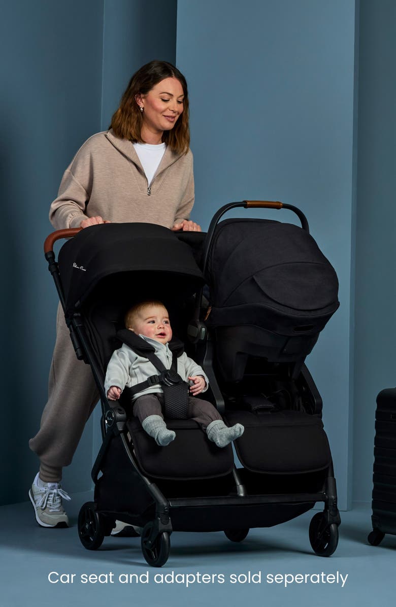 Silver Cross Jet Double Compact Lightweight Travel Stroller, Alternate, color, Black