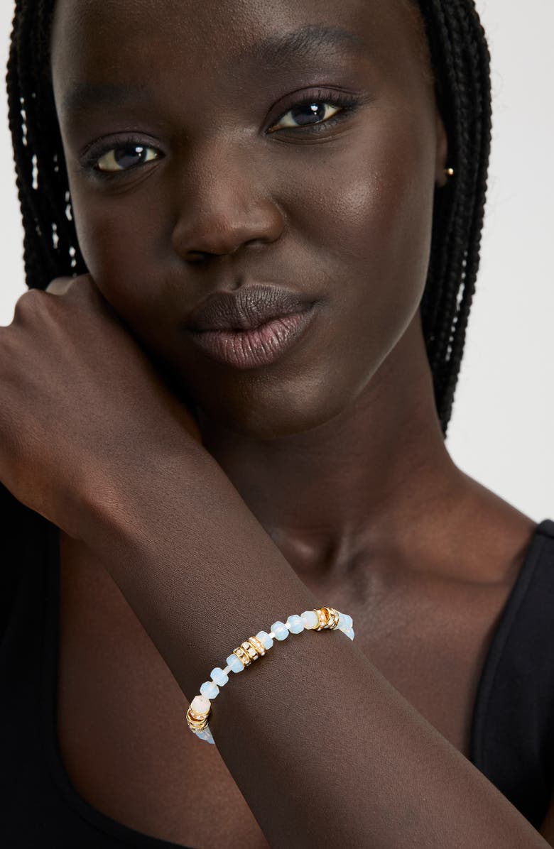 Kate Spade New York beaded imitation pearl bracelet, Alternate, color, 