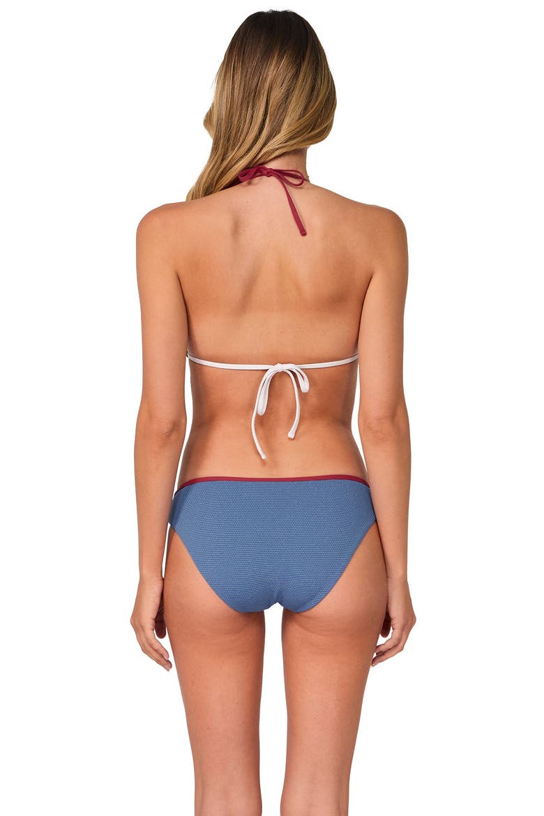 Berkeley Hipster Bikini Swim Bottoms, Main, color, Banner Blue Lurex