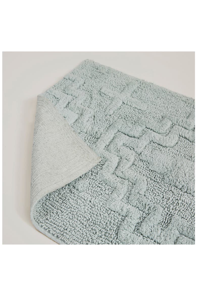 Kiva Steps Bath Rug, Alternate, color, SKY GRAY