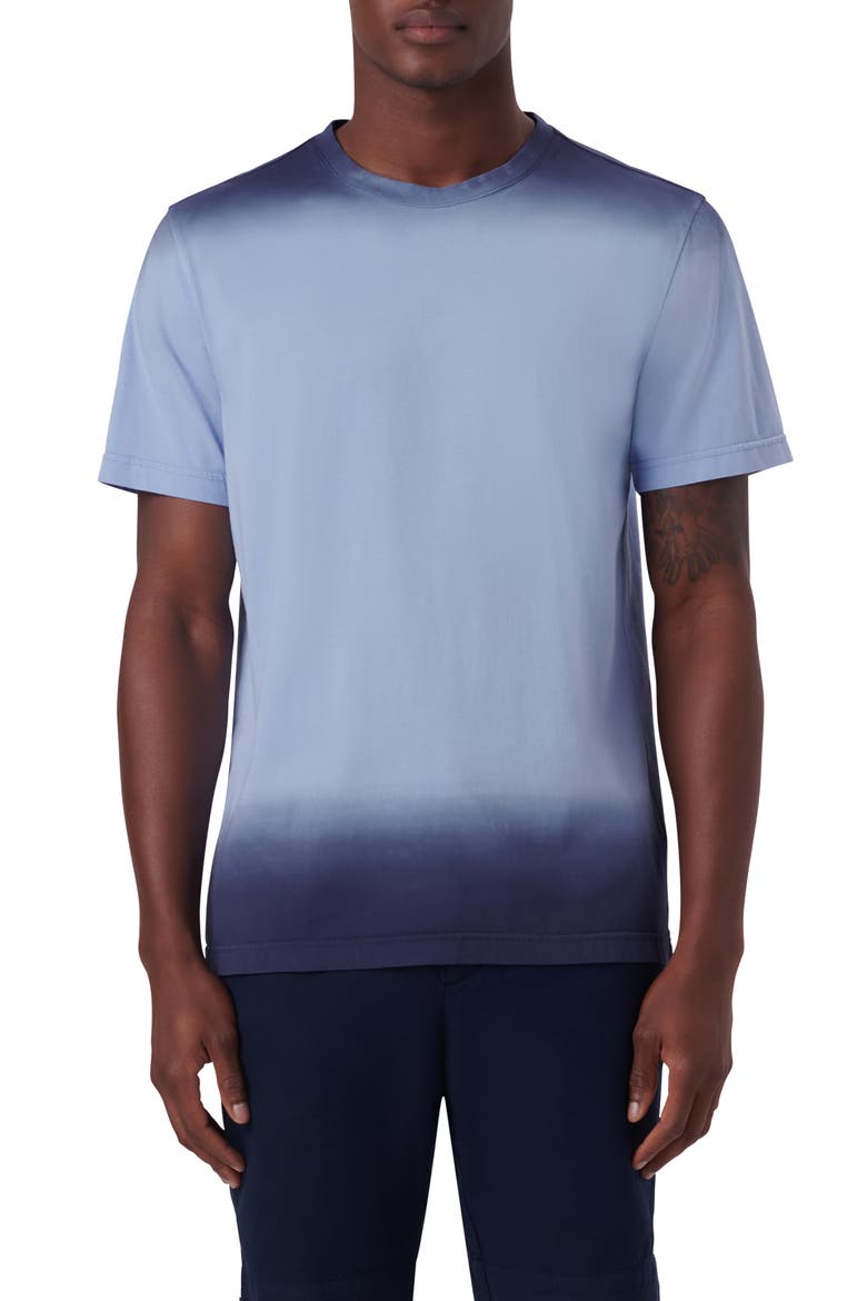 Dip Dye Crewneck T-Shirt, Main, color, SKY