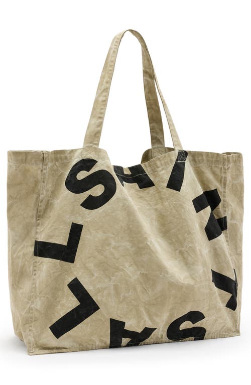Allsaints Large Tierra Canvas Tote Bag