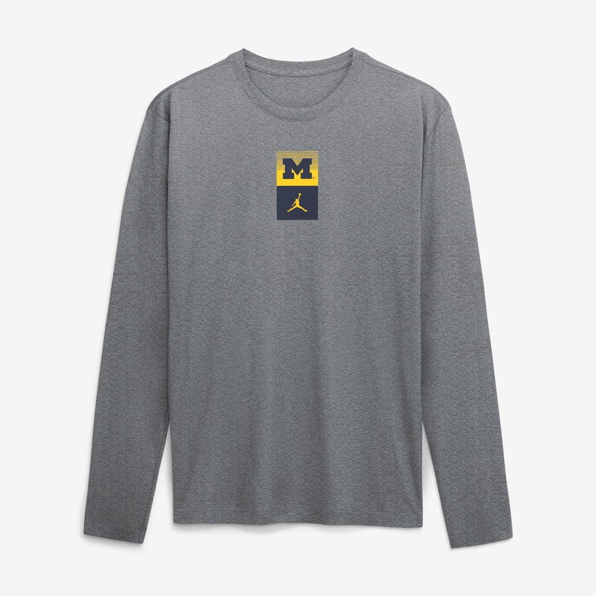 Jordan Brand Men's Jordan Brand Heather Gray Michigan Wolverines Double ...