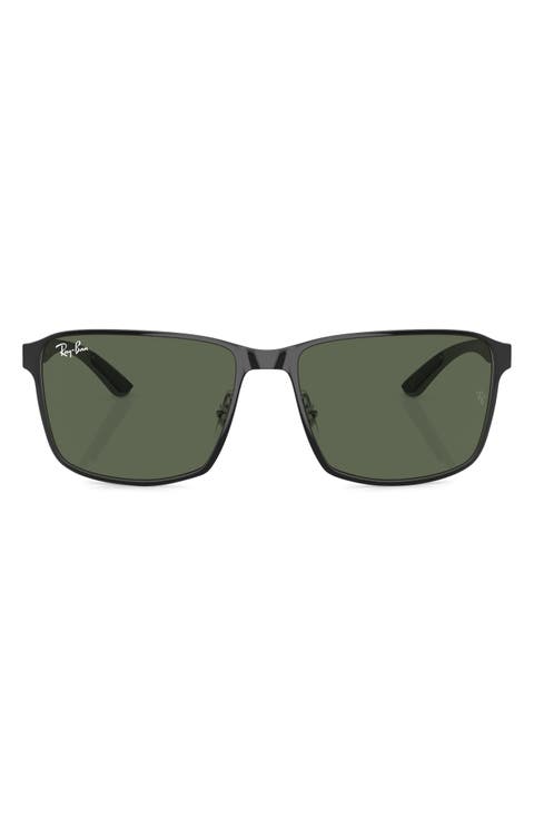 59mm Square Gradient Sunglasses